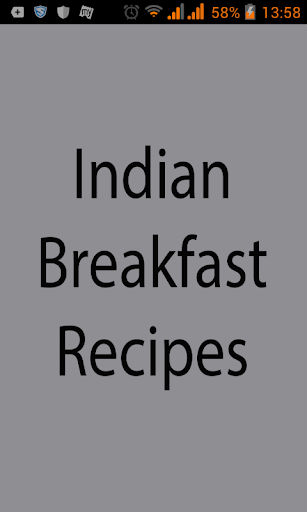 Indian Breakfast Recipes