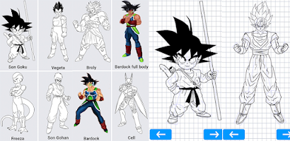 How to draw Dragon Super characters APK for Android Download