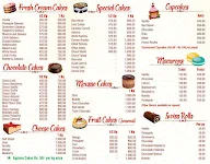 Bryan's Cake House menu 1