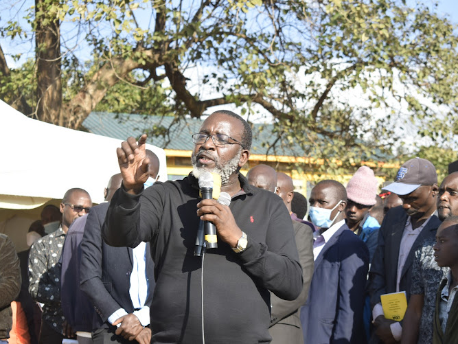 FILE IMAGE: Meru Senator Mithika Linturi at Karama,Tigania East Constituency.