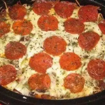 Crock Pot Pizza Casserole - 101 Cooking For Two