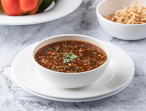 Veg Manchurian Soup