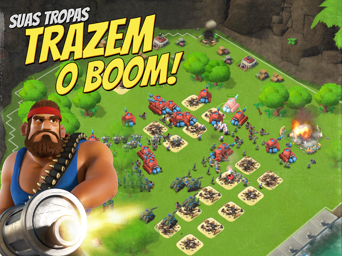   Boom Beach: captura de tela 