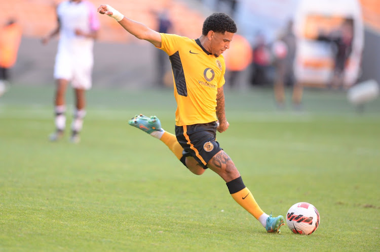 Keagan Dolly during the DStv Premiership match between Kaizer Chiefs and Cape Town City FC at FNB Stadium on April 30, 2022 in Johannesburg, South Africa.