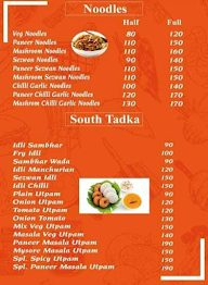 Shree shyam food court menu 3