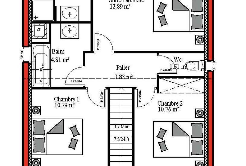  Vente Terrain + Maison - Terrain : 371m² - Maison : 95m² à Saint-Paul-lès-Dax (40990) 