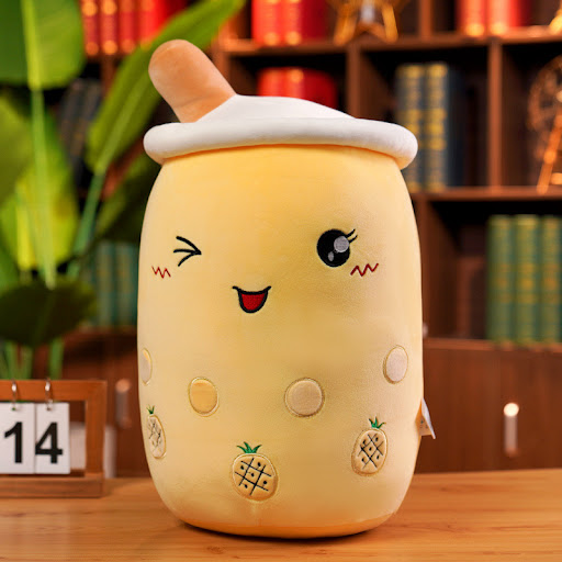 Title 3, Strawberry fruit tea down cotton pillow plush t...
