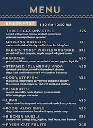 24/7 Gallery Café - Hyatt Place menu 1