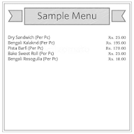Pm's Shaahi Mithaas menu 1