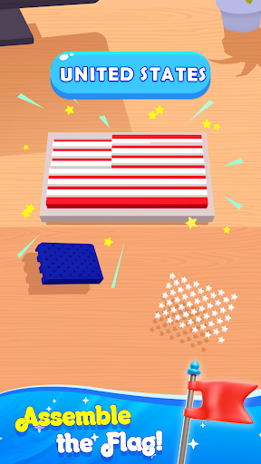 Screenshot Drop Fit: World Flag Puzzle