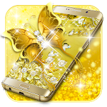 Cover Image of Unduh Golden Butterfly Luxury Launcher 5.64.10 APK