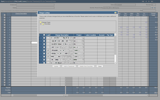 Support for Deltek™ Timekeeping