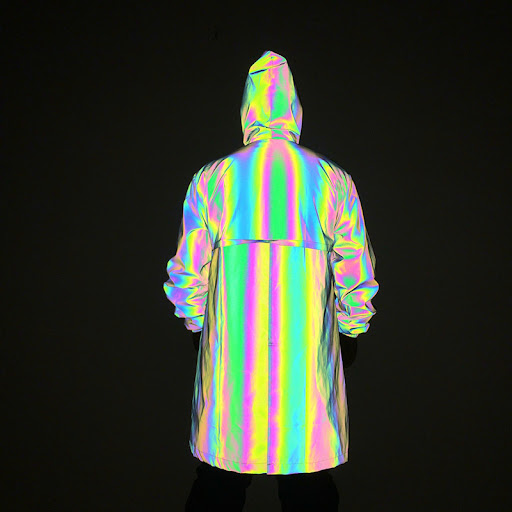 Title 6, Colorful reflective windbreaker hip-hop dark mo...