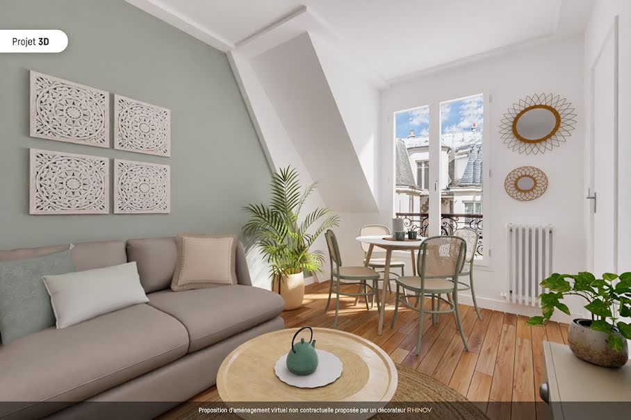 Vente appartement 2 pièces 31 m² à Paris 17ème (75017), 375 000 €