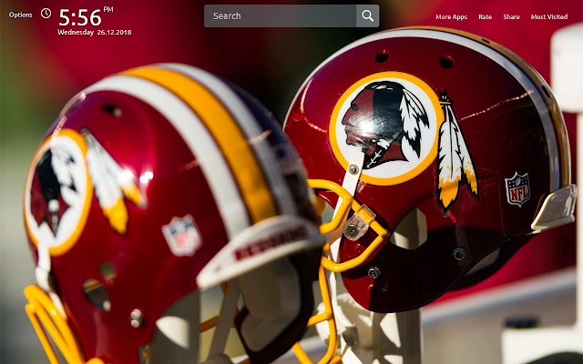 Washington Redskins Wallpapers Theme New Tab