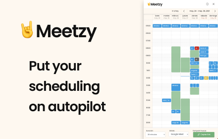 Meeting scheduling software - Meetzy Preview image 0