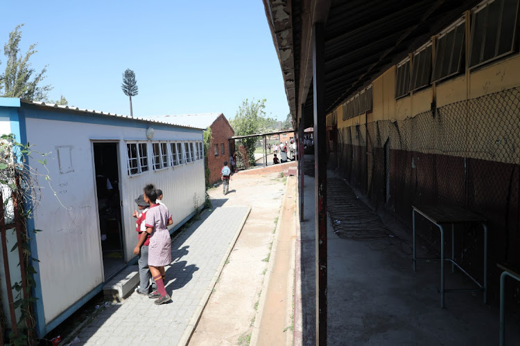 Attendance at Noordgesig secondary school is on rotational due to lack of sufficient classrooms.