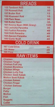 Real Chicken menu 3