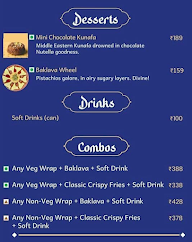 Tru Falafel menu 3