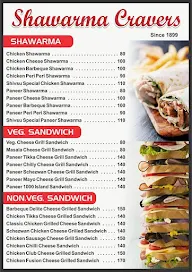 Shawarma Cravers menu 1