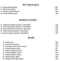 Sandwich Time menu 2