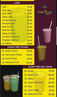 Mahavir Ice Cream menu 1