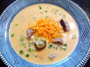 Cheddar-Bratwurst Soup