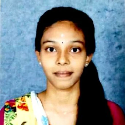 Kanaga Jyothi P, I am a highly experienced mathematics tutor with 7 years of experience in teaching various curriculums such as CBSE, AP and JEE. I have a master's degree in Mathematics from the University of Madras with a high percentage. I have provided training to school students for AP subjects and their mathematics curriculum for US and Canada. I am an online JEE trainer and have trained students on Manya-The Princeton review for GRE, GMAT and SAT Quant exams. I am committed to providing quality education and helping my students achieve their goals.
