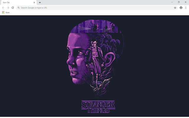 Stranger Things Wallpapers and New Tab