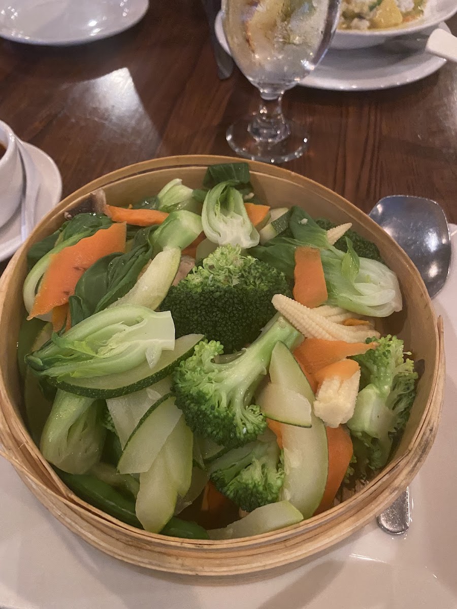 Bamboo Steamed Dishes - Vegetables Only