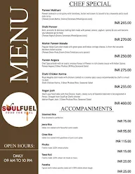 Soulfuel - Food For Soul menu 3