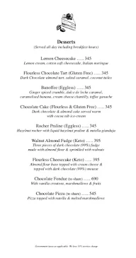 Silver Beach Cafe menu 7