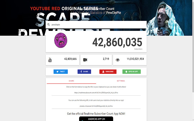 How to See Your Real-Time  Subscriber Count