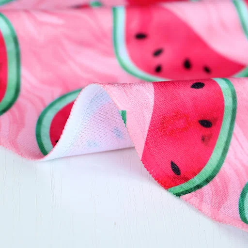 Cute Dog Triangle Bandanas Watermelon Print Cotton Pet Triangle Scarves Pet Bibs Soft Puppy Kerchief Bandana Accessories