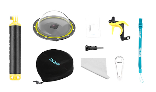Title 4, Fish-eye balmasker voor zwevend duiken, wateraf...