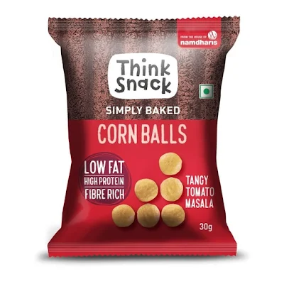 Think Snack Corn Balls Tangy Tomato Masala 30 Gm