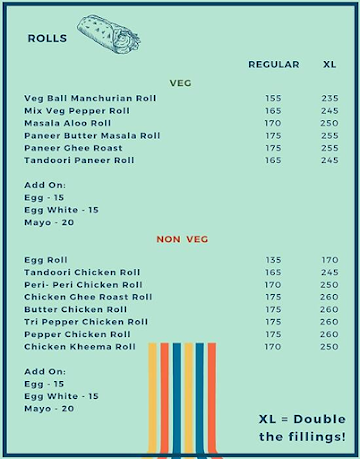 Hangry Moose menu 