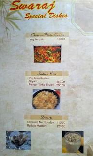 Swaraj Veg Restaurant menu 2