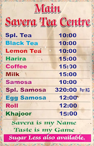 Savera Cafe menu 3