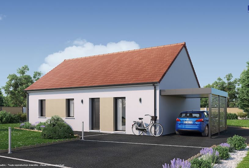  Vente Terrain + Maison - Terrain : 1 244m² - Maison : 82m² à Saligny (89100) 