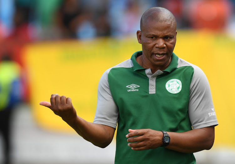 MARCH 02: John Maduka of Bloemfontein Celtics during the Absa Premiership match between Mamelodi Sundowns and Bloemfontein Celtic at Loftus Versfeld on March 02, 2019 in Pretoria, South Africa.