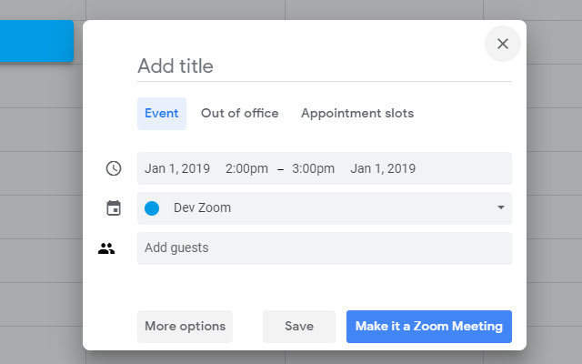 Zoom Scheduler For Gov Preview image 2