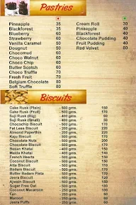 Mister Gulati Bakers menu 2