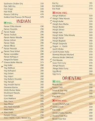 Sayaji's Home Delivery menu 2