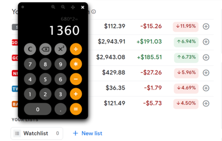 Dark calculator Preview image 0