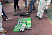 The vessel was importing iron to South Africa and was also carrying drugs.