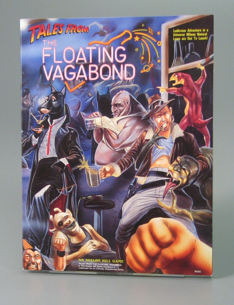 Game:Tales From the Floating Vagabond - Ludicrous Adventure in a Universe Whose Natural Laws are Out to L - Avalon Hill Game Company — Google Arts & Culture