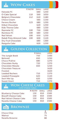 O-cakes menu 2