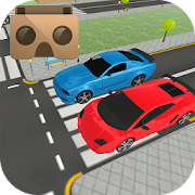 VR Real Traffic Road Crossy  Icon