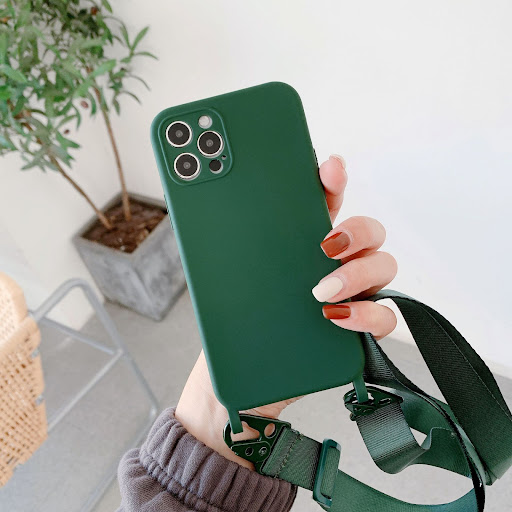 Title 4, Liquid Silicone Messenger Lanyard Phone Case Sh...